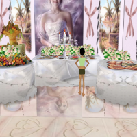 buffet repas blanc 3